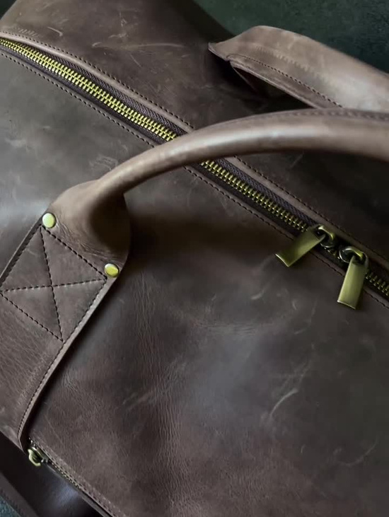 Дорожный набор из натуральной кожи