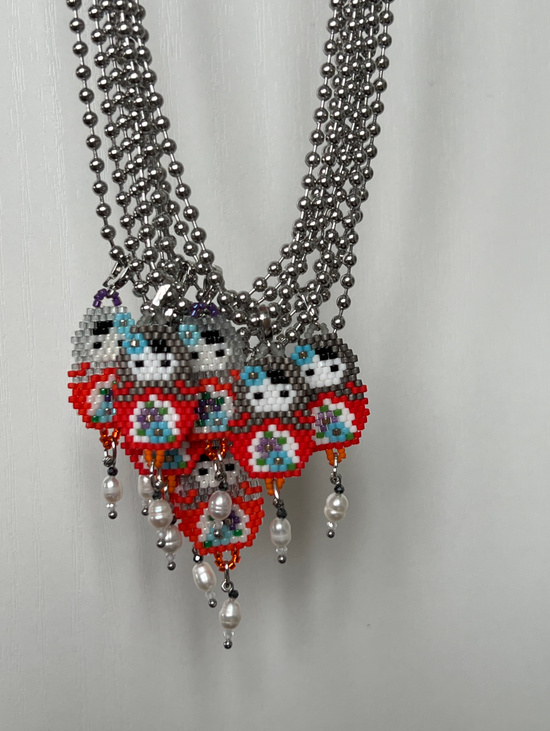 Колье с подвеской «Матрешка»