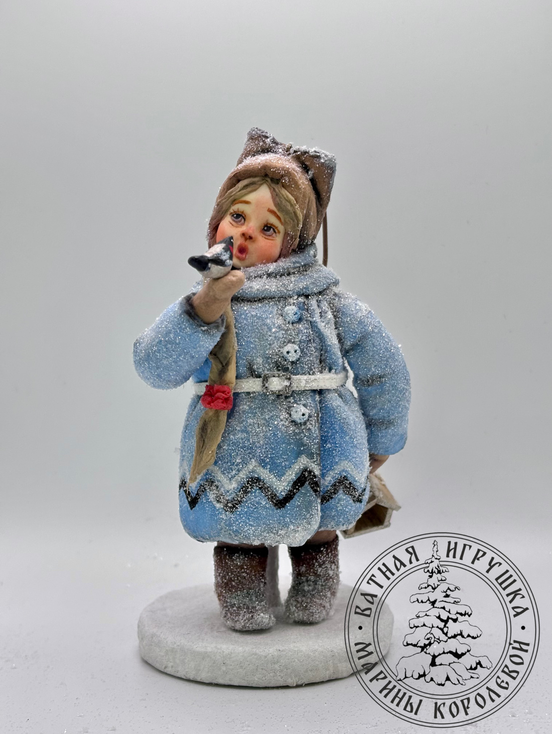 Ватная игрушка «Ой, снегирь!» - фотография товара