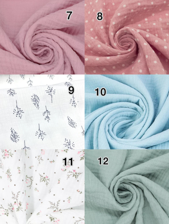 Простынь на резинке из муслина