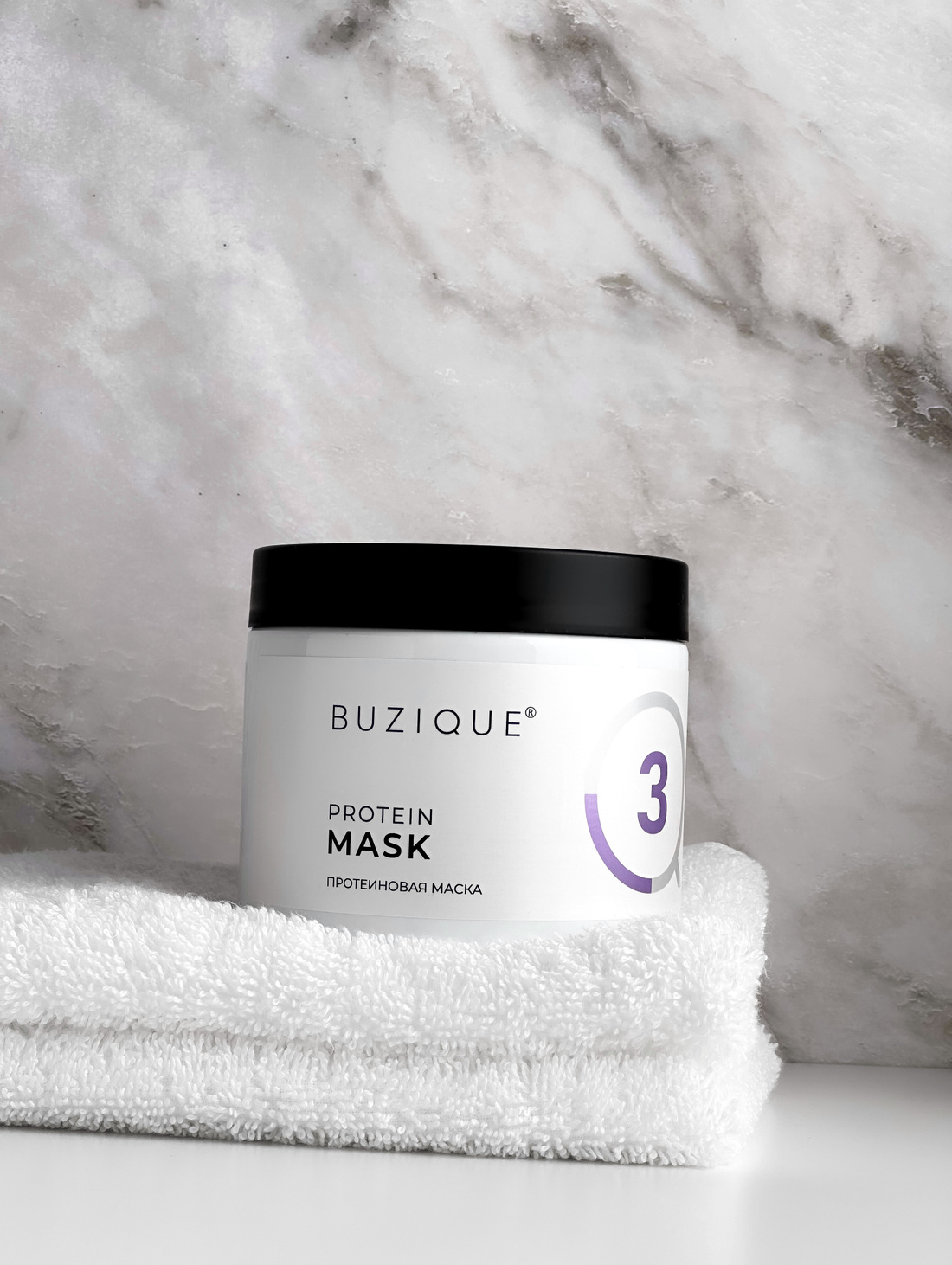Маска BUZIQUE Protein Mask Протеиновая питательная маска для волос - фотография товара