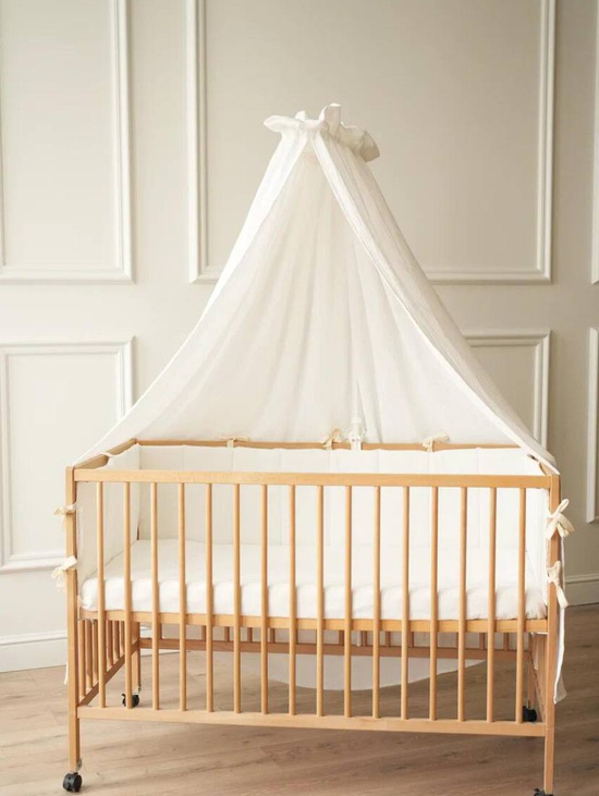 Муслиновый балдахин "Молочный"