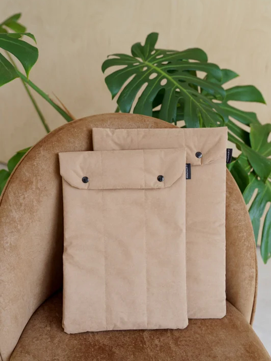 Чехол для MacBook 15/16, песочный - фотография товара