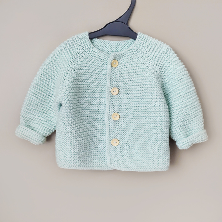Кофта вязаная для малышей кардиган