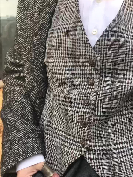 Пиджак «Гольф» в ёлочку