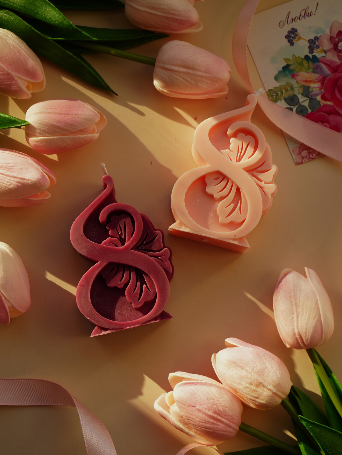 Аромасвеча "С 8 Марта" - фотография товара