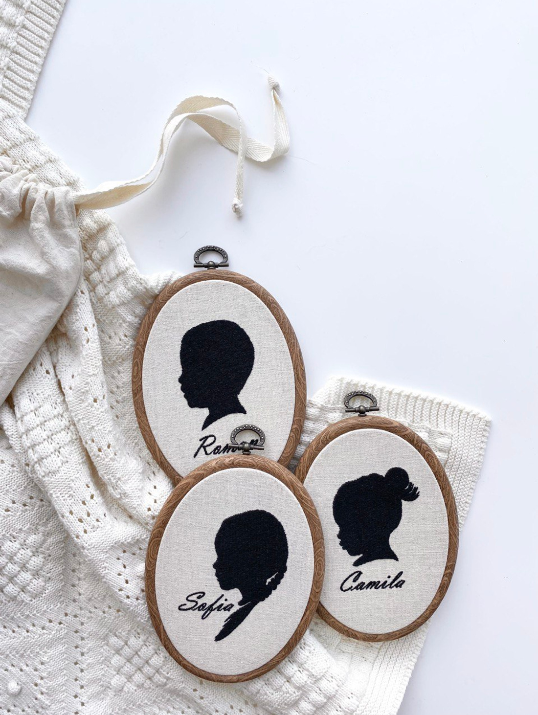 Силуэтный портрет - фотография товара