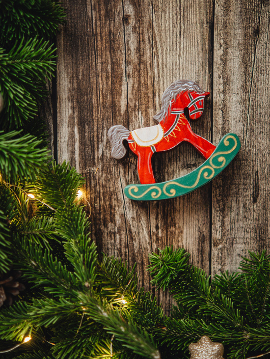 Ёлочная игрушка "Лошадка"