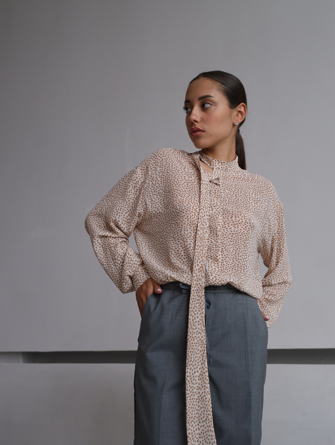 Блуза из шифона - фотография товара