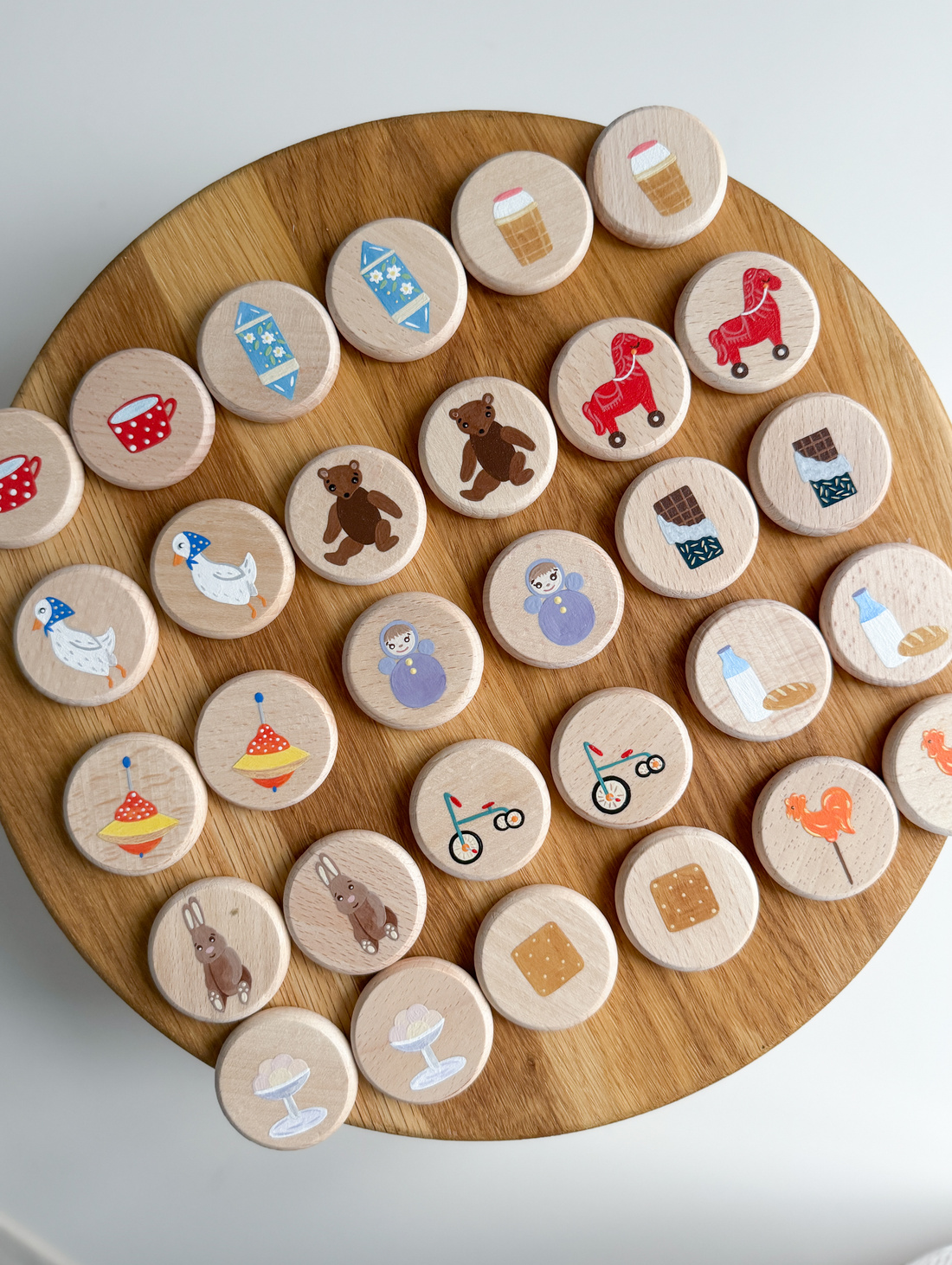 Мемори. Игра настольная деревянная . - фотография товара