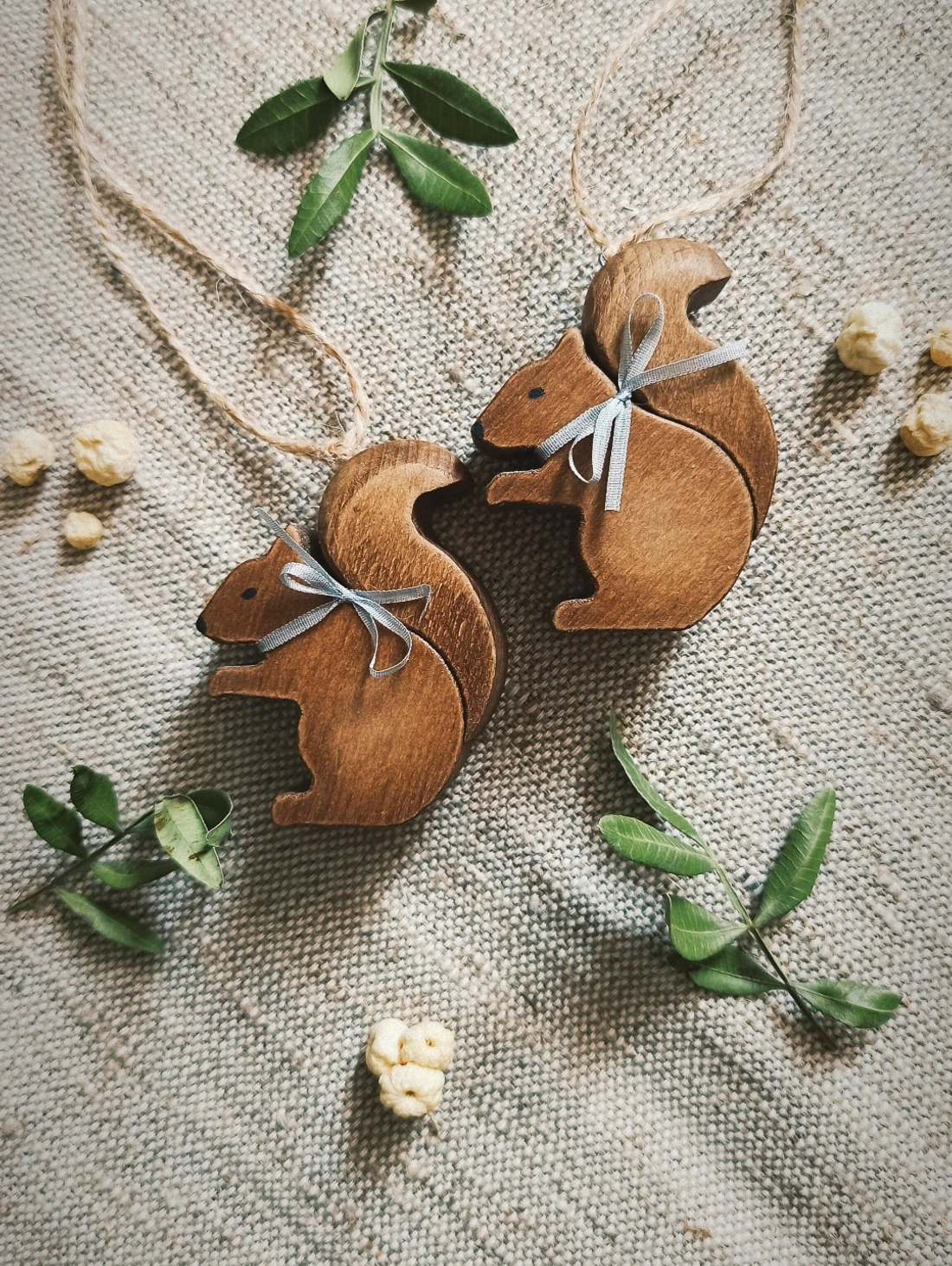 Елочная игрушка "Бельчонок" - фотография товара