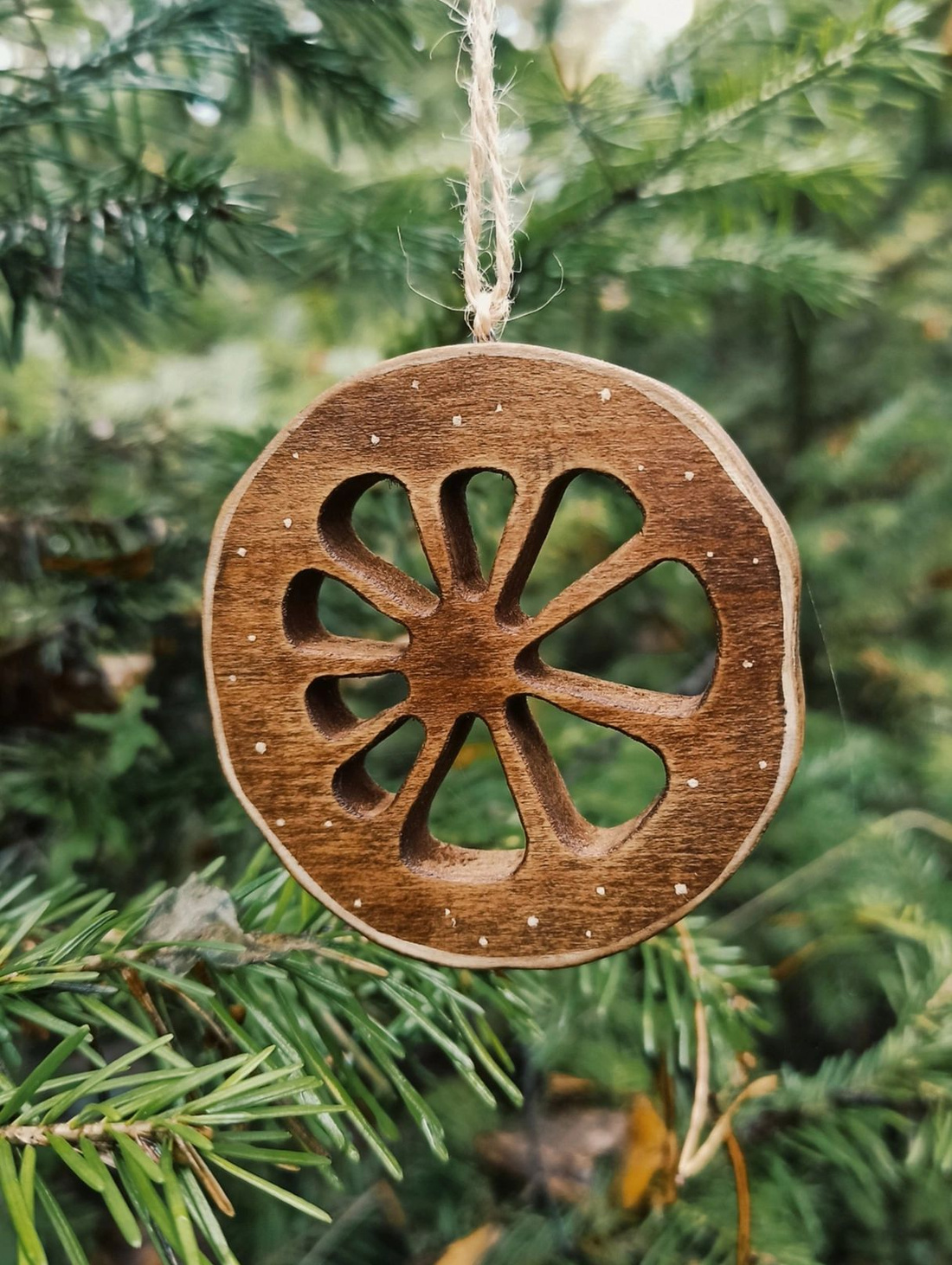 Елочная игрушка "Долька большая" - фотография товара