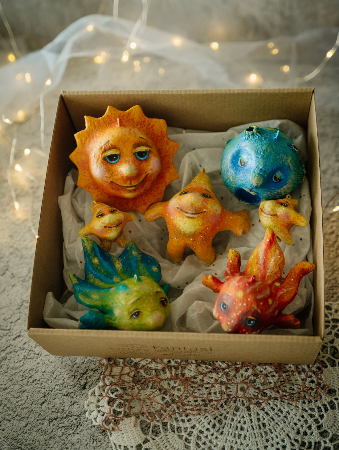 Набор ёлочных игрушек "Космический" - фотография товара