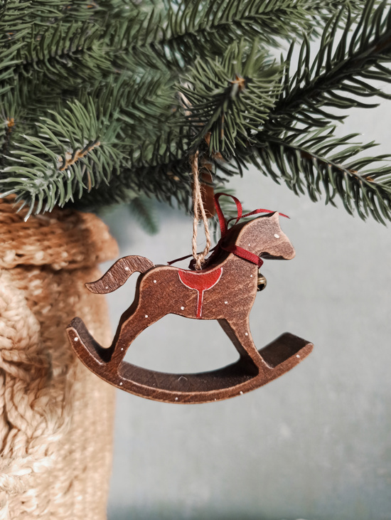 Елочная игрушка "Лошадка Звездочка" малая