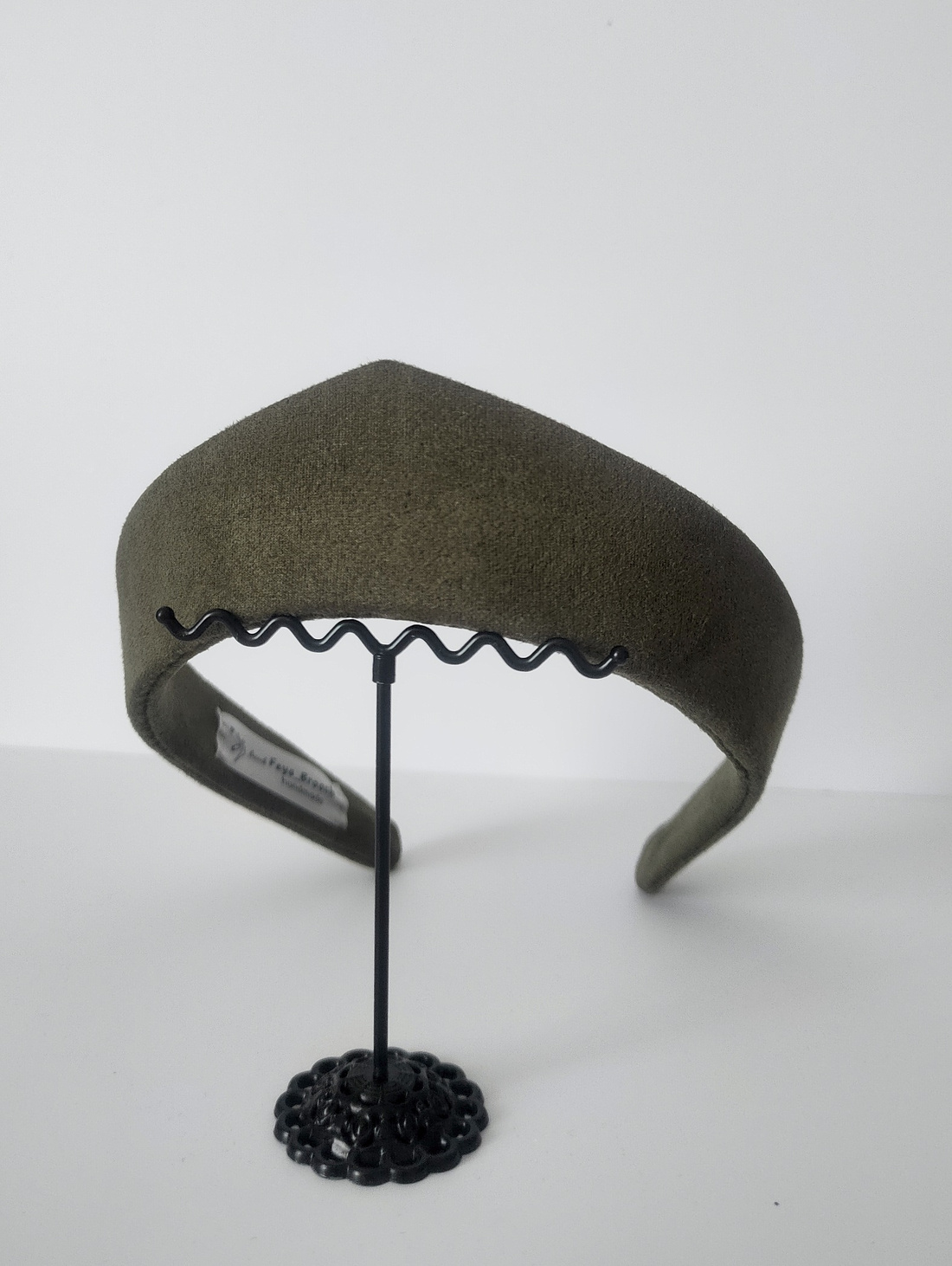 Ободок-кокошник "Хаки" - фотография товара