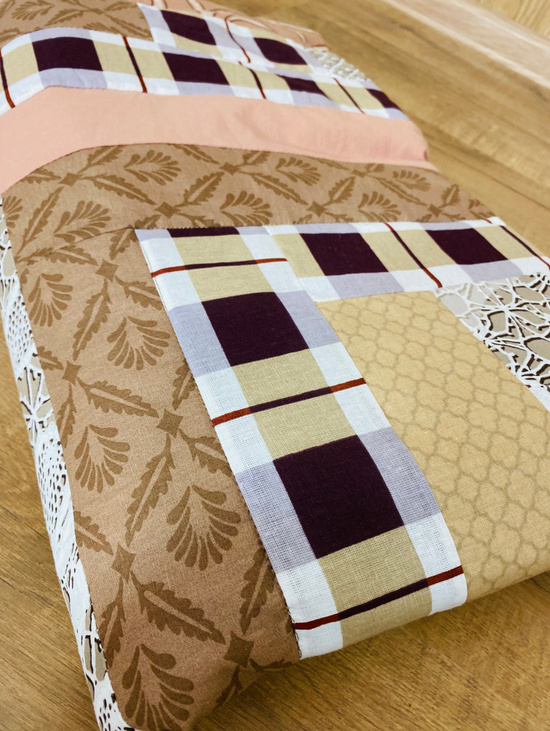 Лоскутное одеяло 100х130 см