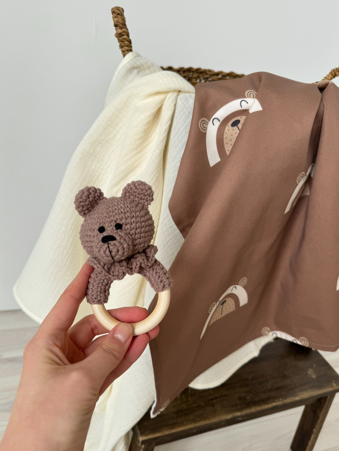 Подарочный бокс "Мишки Boho" - фотография товара