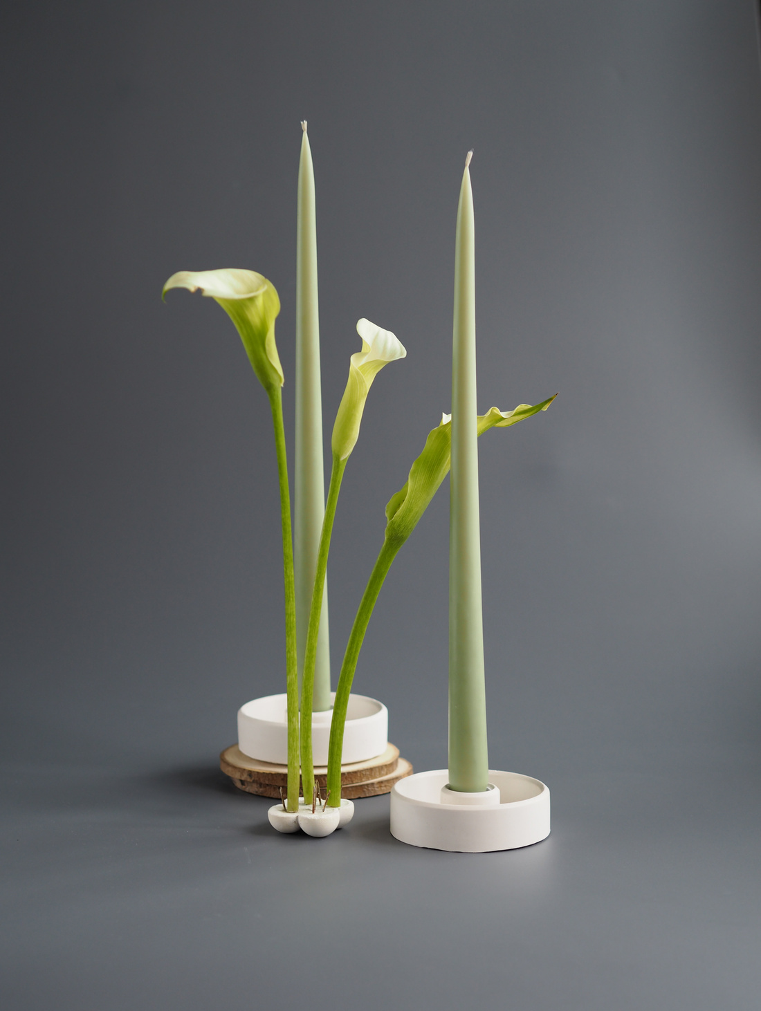 Свечи восковые длинные интерьерные - фотография товара