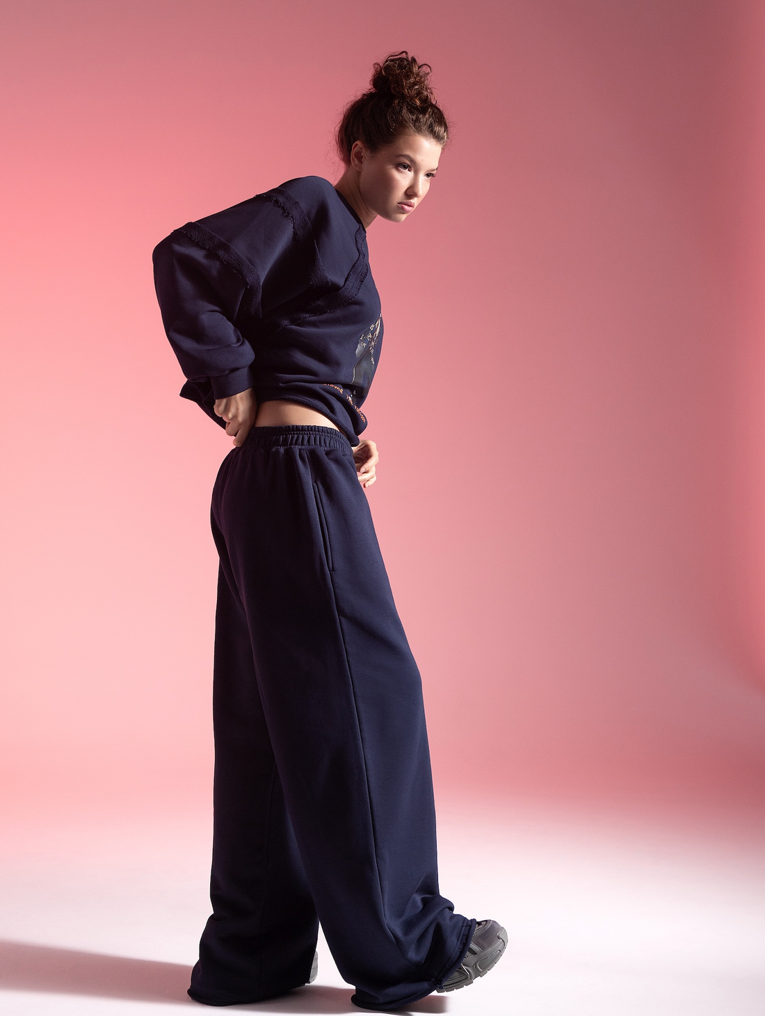 Брюки PALAZZO HILLY BLUE - фотография товара