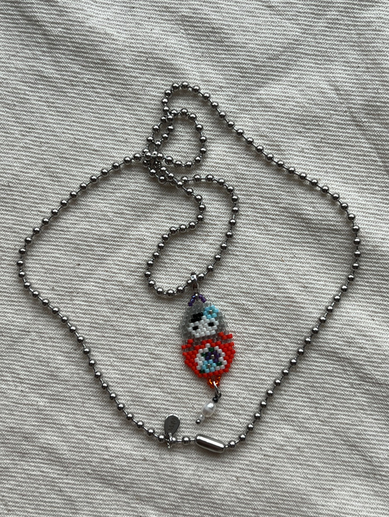 Колье с подвеской «Матрешка»