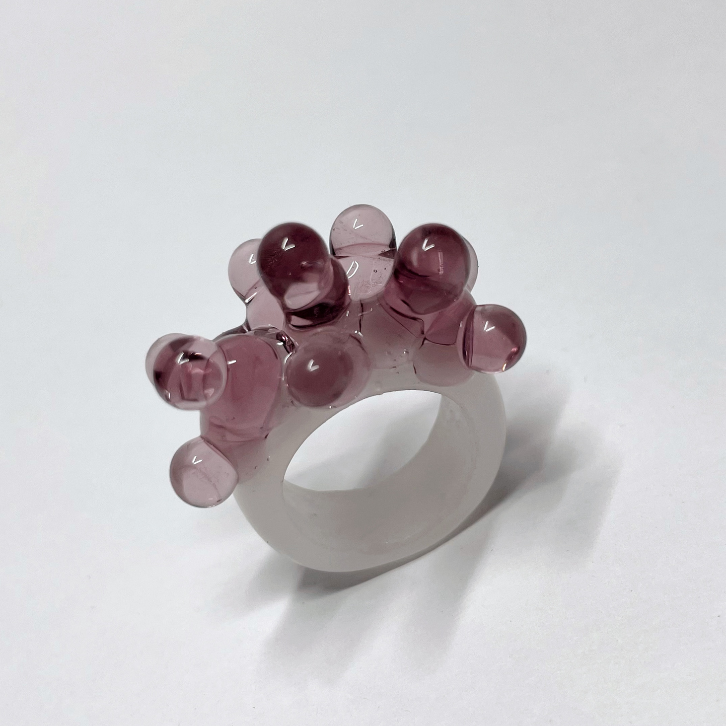 Кольцо ROZHKI dusty rose - фотография товара