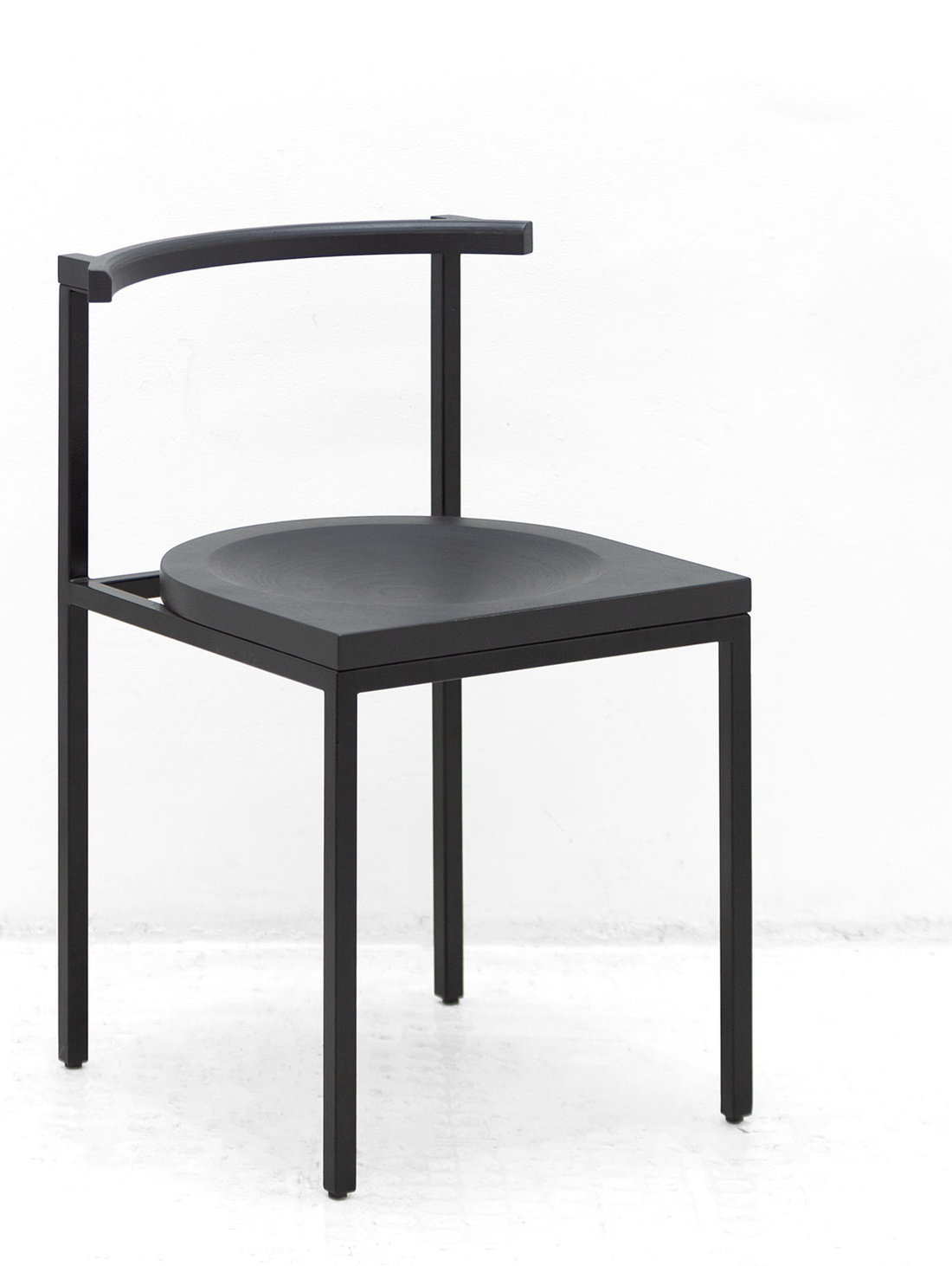 Стул "Овале" черный - фотография товара