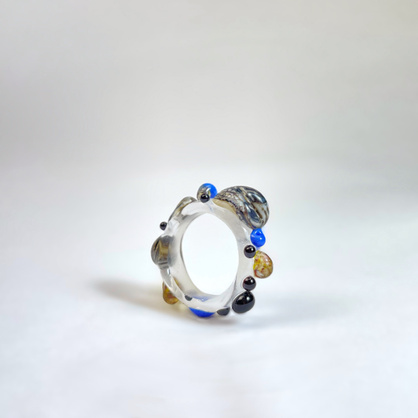 Кольцо стеклянное STKLO Unique Stones