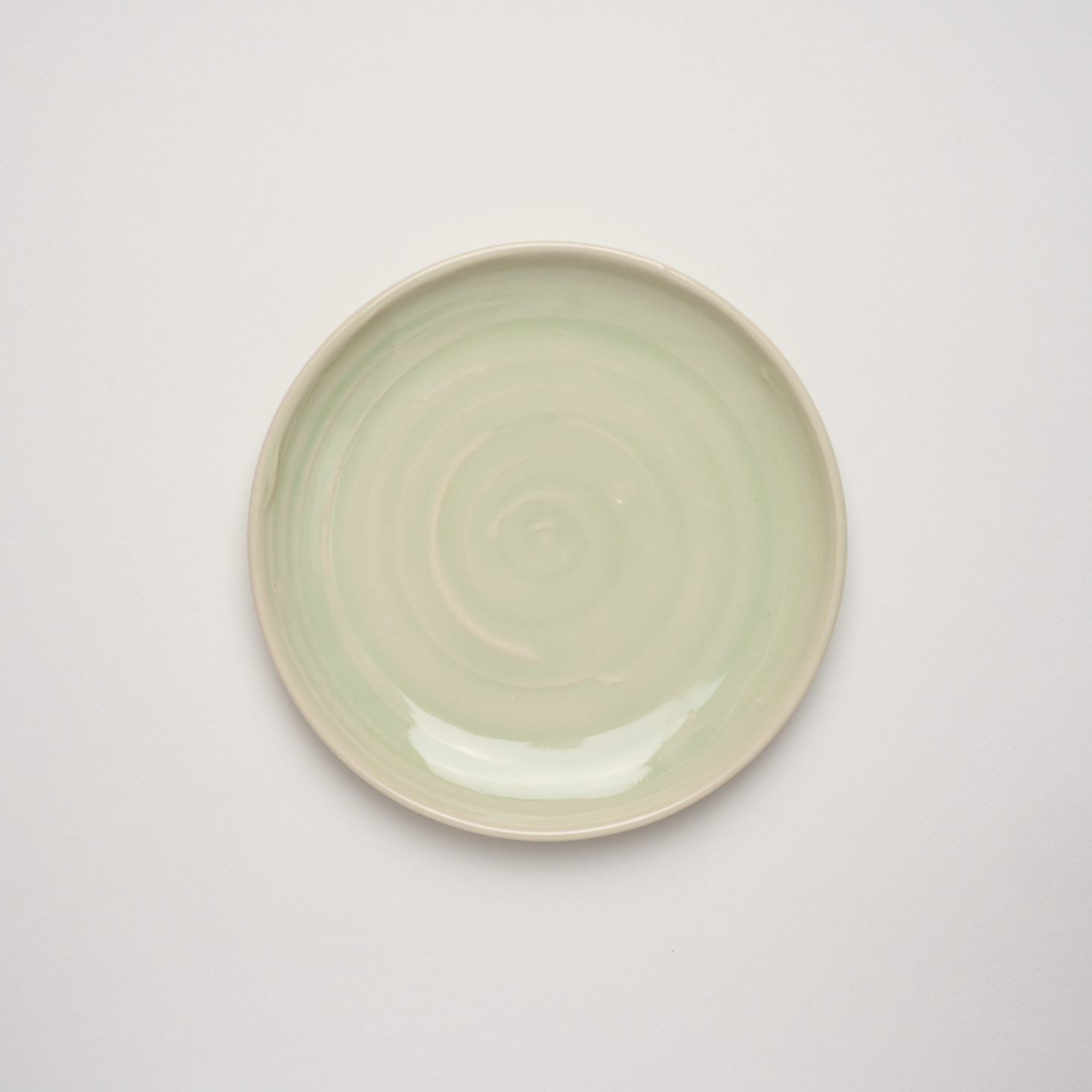 Тарелка Umami несовершенная, зеленая - фотография товара