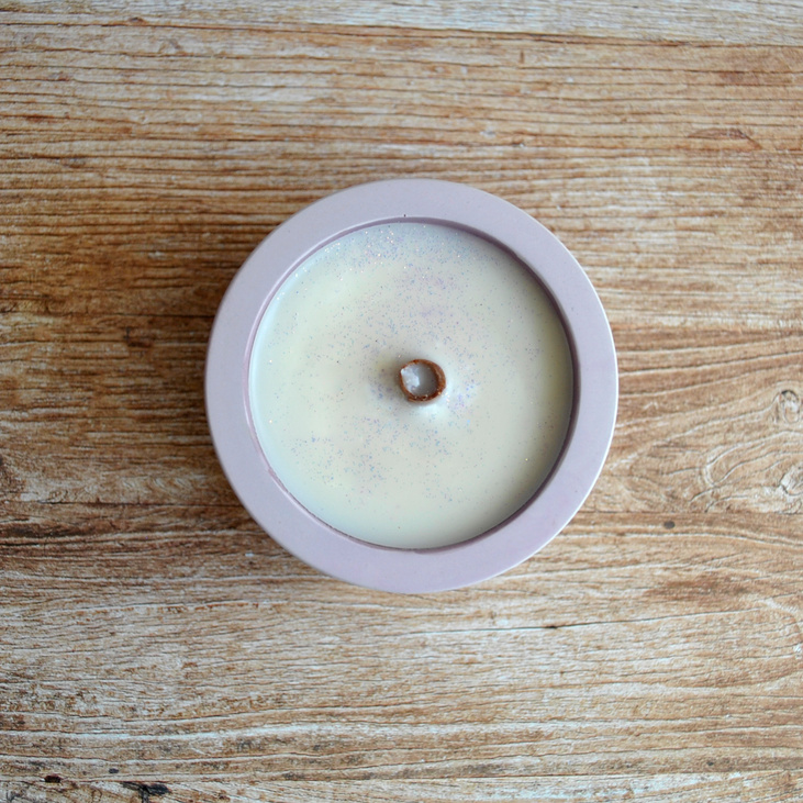 Свеча ароматическая "Лофт" сиреневый