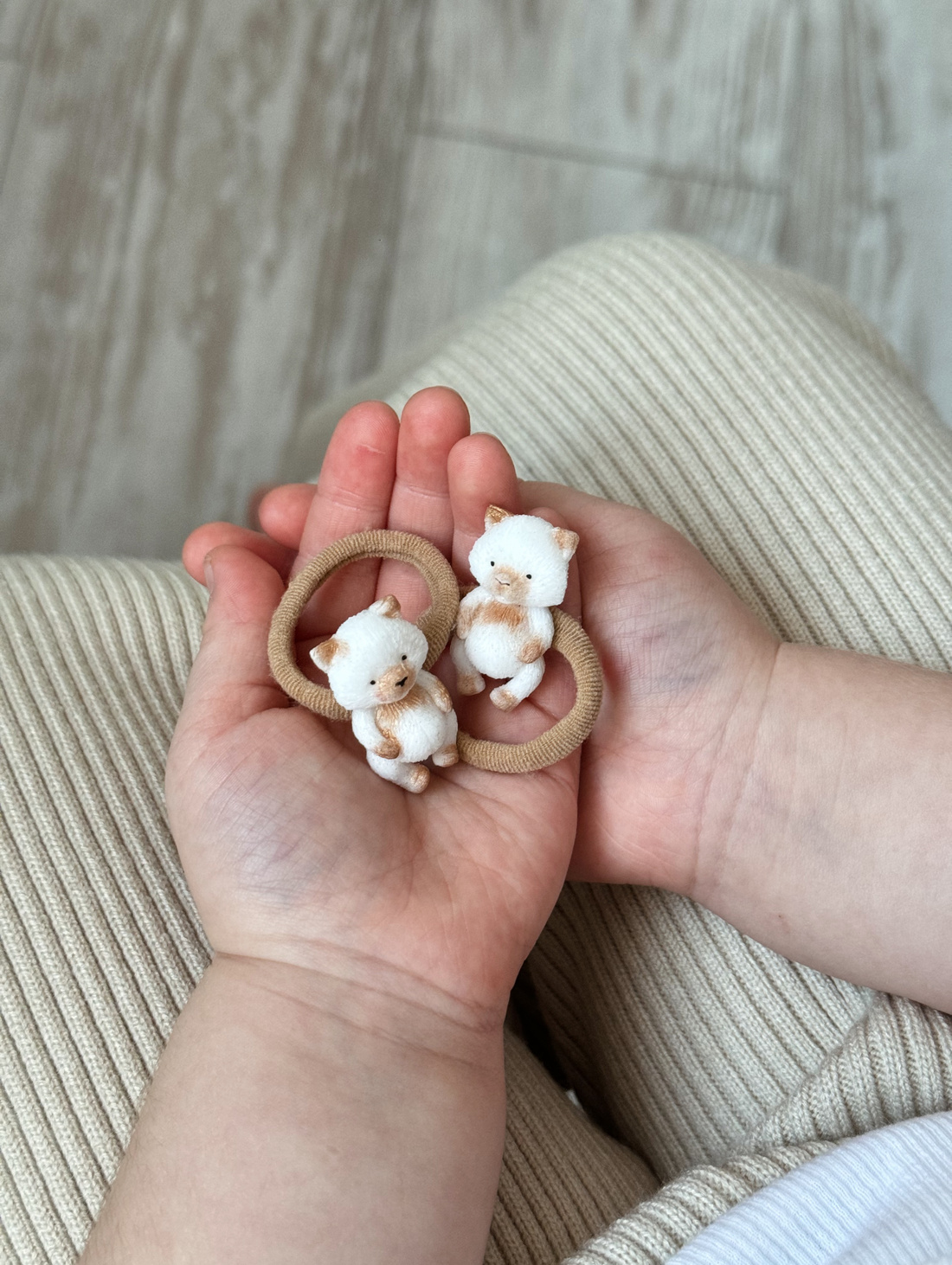 Резинки для волос "Кошечки" 2 шт - фотография товара