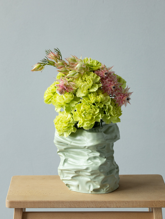 Ваза "Wavy Vase" Оливковый