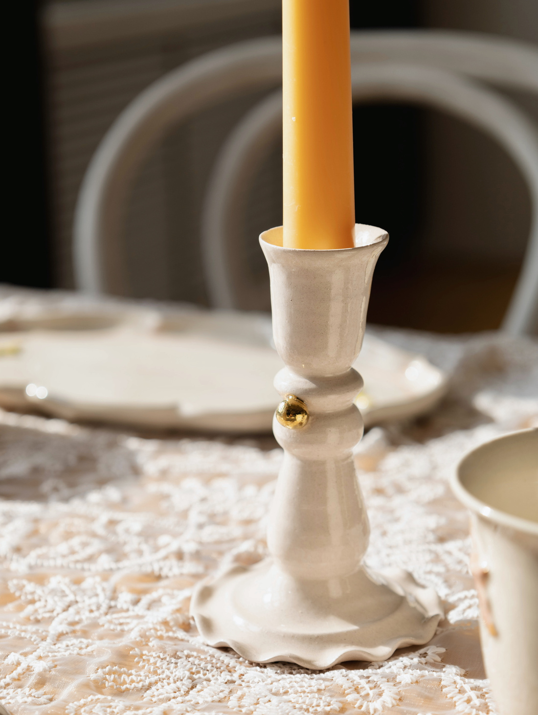 Подсвечник "С юбочкой" - фотография товара