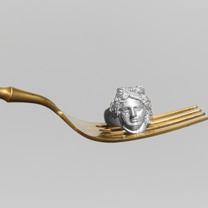 Серебряное кольцо APOLLO RING - фото товара
