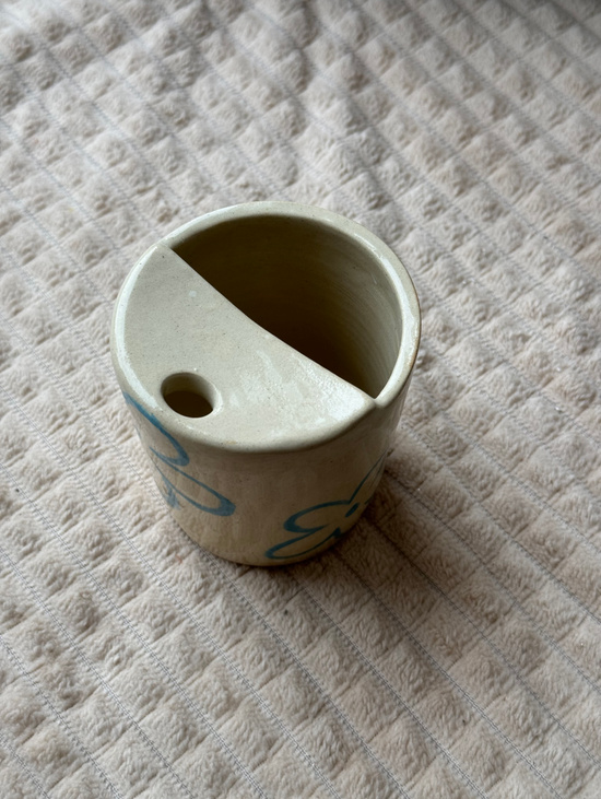 Кружка "Цветочки" под трубочку