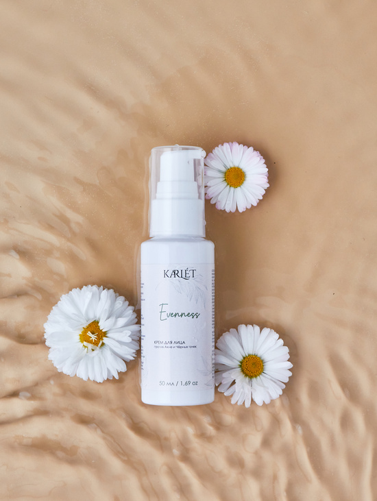 Крем для лица Karlet Evenness. Против акне и черных точек