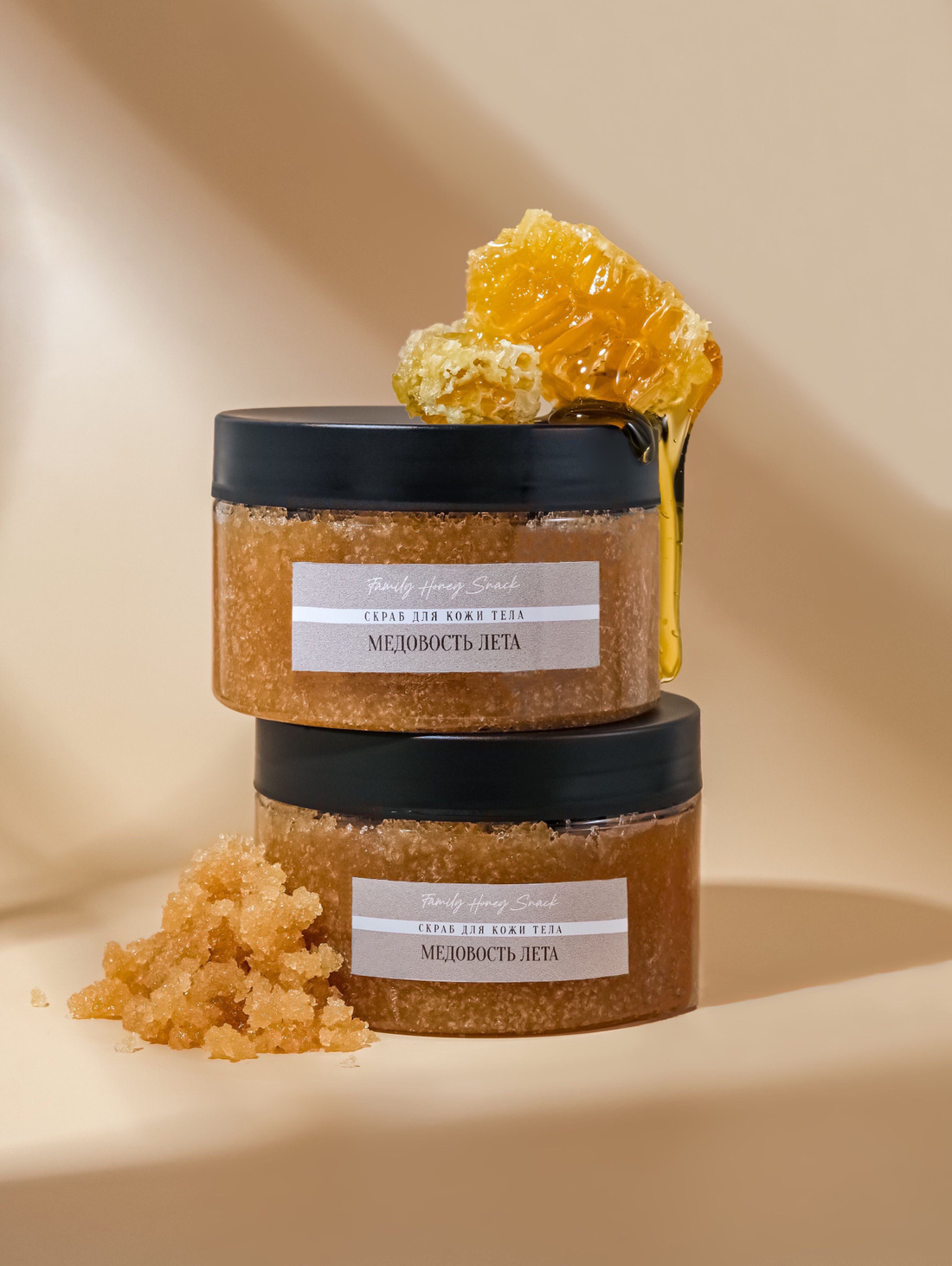Скраб сахарный "Медовость лета" - фотография товара