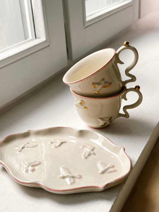 Чашка "С птичками"