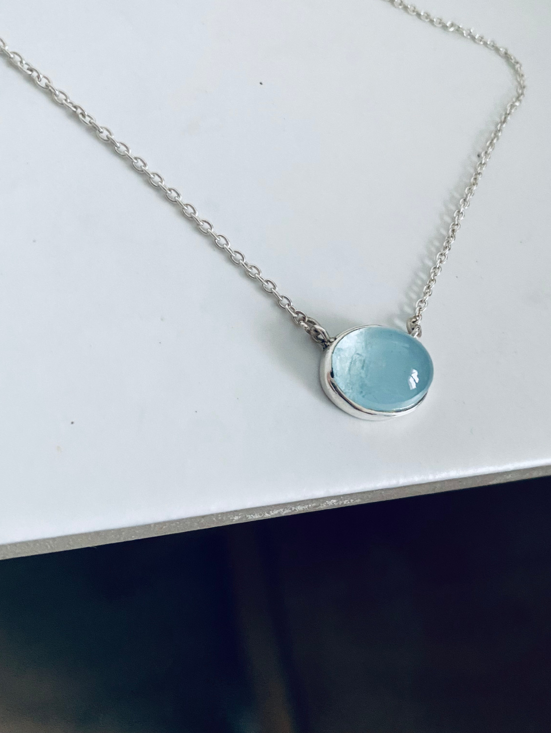 Сотуар с аквамарином - фотография товара