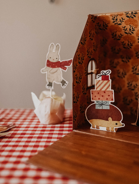 Бумажные фигурки «Новогодняя коллекция» В лесу