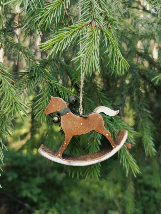 Елочная игрушка "Лошадка Звездочка" малая