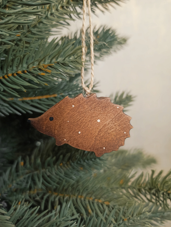 Елочная игрушка "Ежик Фима"