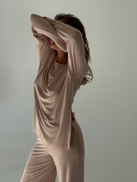 Костюм Viscose Бежевый