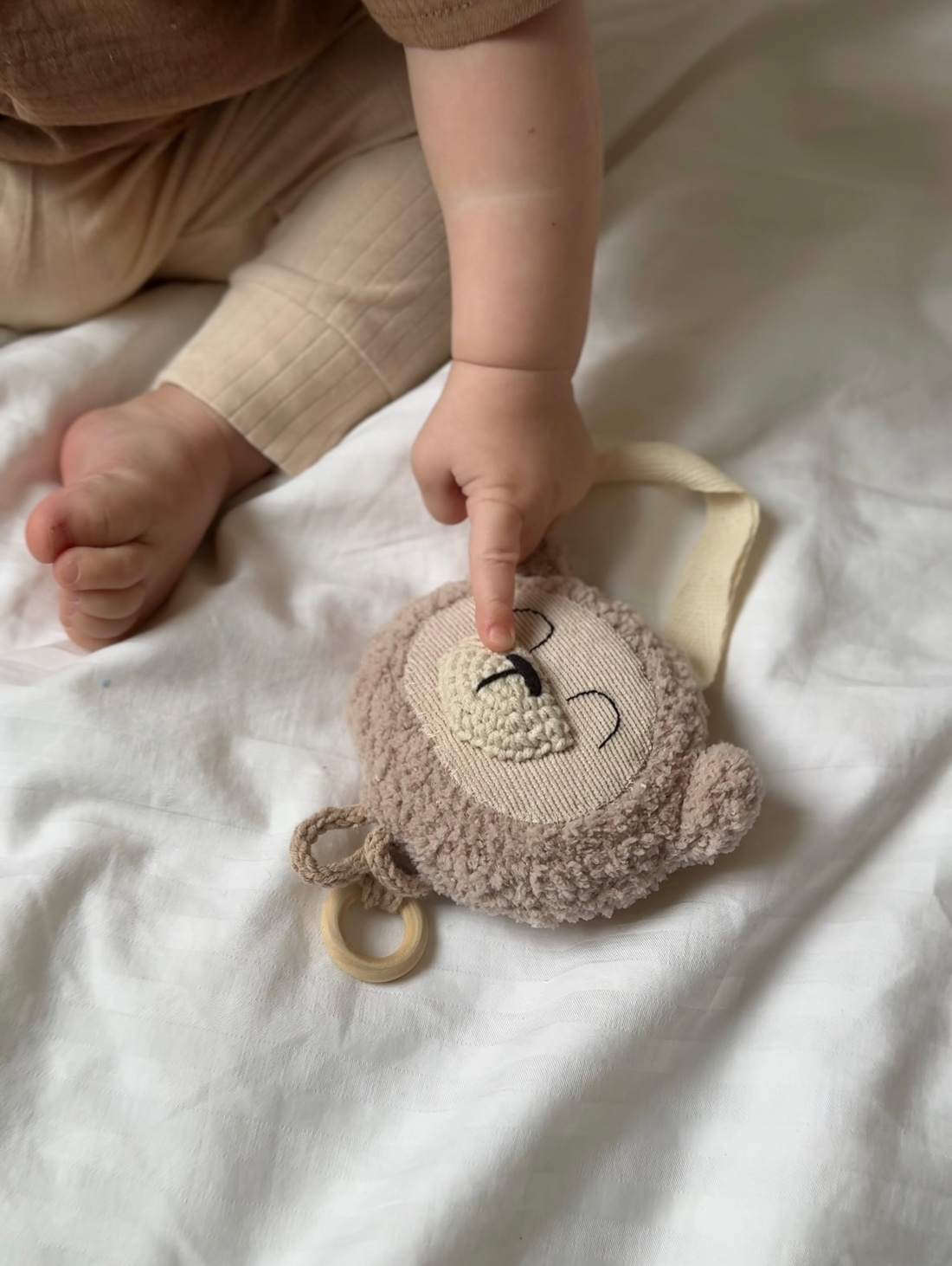 Подвесная погремушка 3в1 "Мишка" - фотография товара