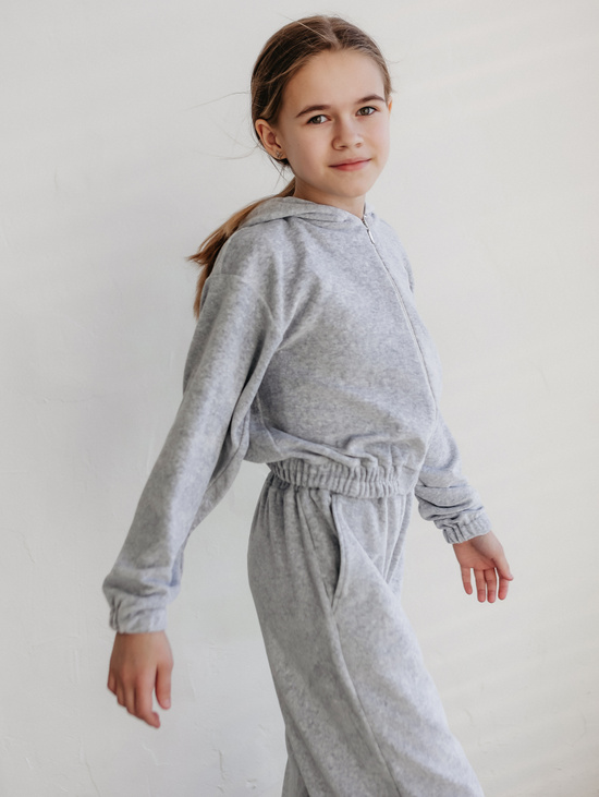 Велюровый костюм для девочки "Гимнастка"