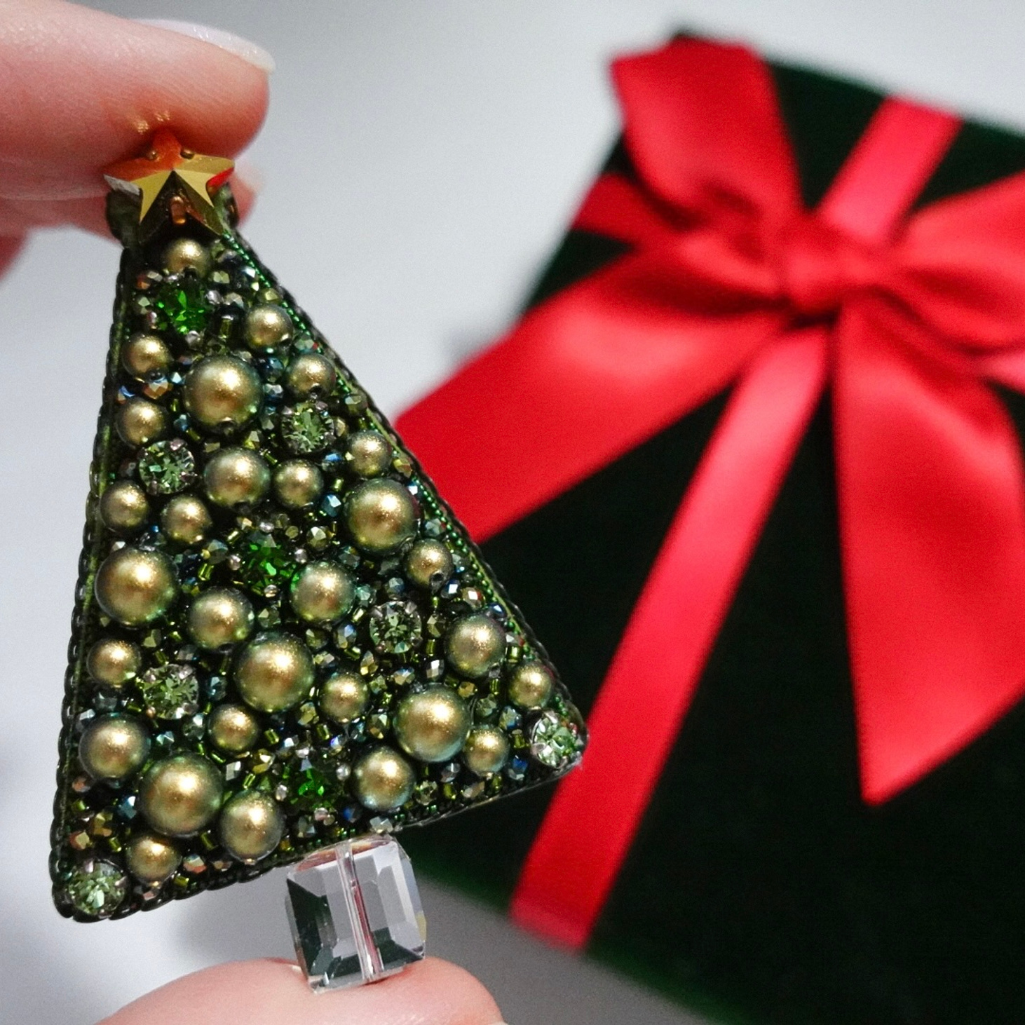 Брошь Елка - фотография товара