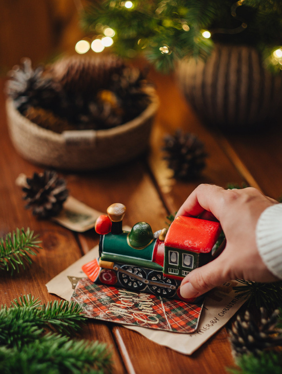 Ёлочная игрушка "Паровоз"