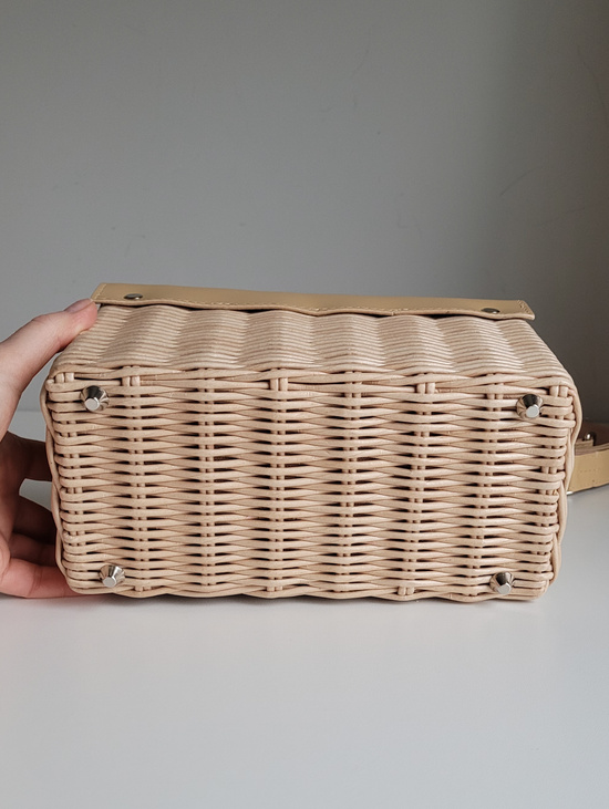 Сумка плетеная кросс-боди "Келли"