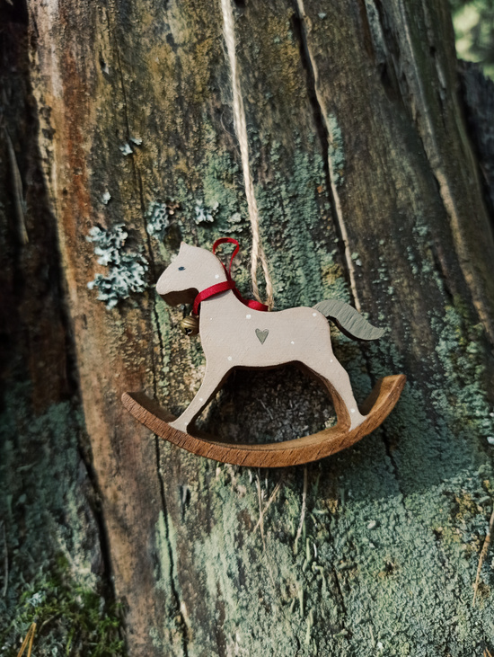 Елочная игрушка "Лошадка Звездочка" малая