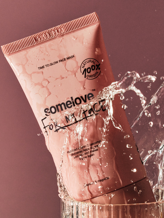 Маска для сияния кожи лица time to glow somelove, 50 мл