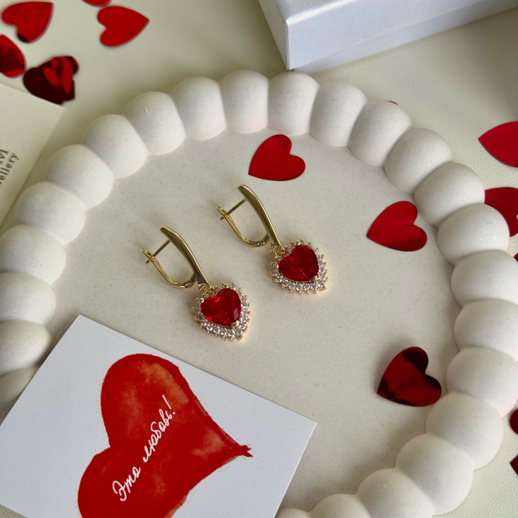 Серьги «Lovely» - фото товара